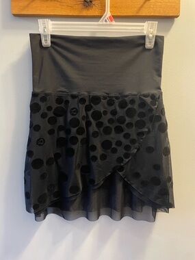 lululemon athletica Black Polka-Dot Ballet Skirt